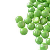 AI generated Green Peas on Transparent background - Ai Generated png