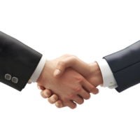 AI generated Two Persons Shaking Hands on Transparent background - Ai Generated png