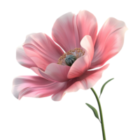 ai generiert Rosa Magnolie Blume auf transparent Hintergrund - - ai generiert png