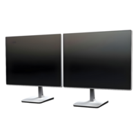 ai genererad lcd TV på transparent bakgrund - ai genererad png