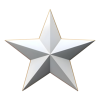 AI generated Realistic Star on Transparent background - Ai Generated png