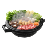 AI generated Nabe Japanese Hotpot on Transparent background - Ai Generated png