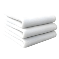 AI generated White Towel on Transparent background - Ai Generated png