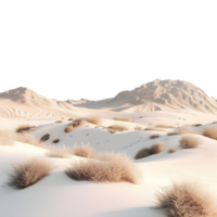 AI generated Stone and Sand in a Dessert on Transparent background - Ai Generated png