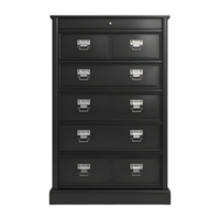 AI generated Wooden Long Locker on Transparent background - Ai Generated png