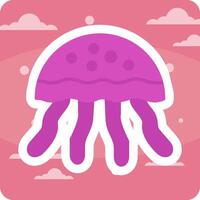 Jellyfish Vector Icon