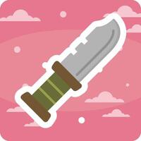 Military Knife Vector Icon