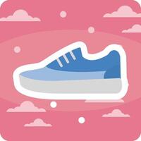 icono de vector de zapatillas