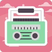 Radio Cassette Vector Icon