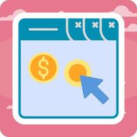 Pay Per Click Vector Icon