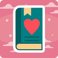 Love Book Vector Icon