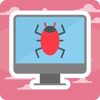 Computer Virus Vector Icon