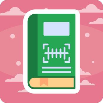 icono de vector de código de barras