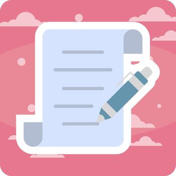 Write Vector Icon