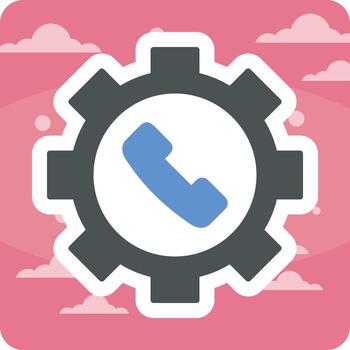 icono de vector de soporte técnico