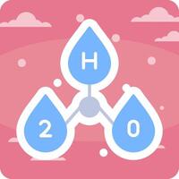 H2o Vector Icon