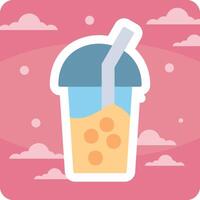 Bubble Tea Vector Icon