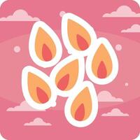 Flower Petals Vector Icon