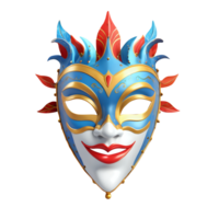 ai genererad 3d tolkning karneval mask png