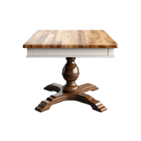 AI generated Table Png, Dining Table, Table With Transparent Background png