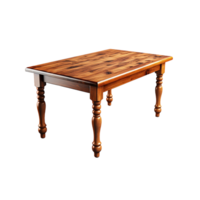 AI generated Table Png, Dining Table, Table With Transparent Background png