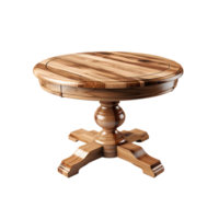 ai gegenereerd tafel png, dining tafel, tafel met transparant achtergrond png