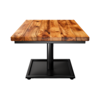 ai gegenereerd tafel png, dining tafel, tafel met transparant achtergrond png