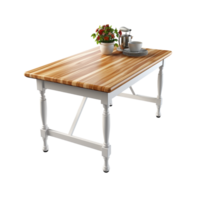 ai généré table png, à manger tableau, table avec transparent Contexte png