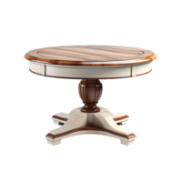 AI generated Table Png, Dining Table, Table With Transparent Background png