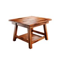 ai gegenereerd tafel png, dining tafel, tafel met transparant achtergrond png