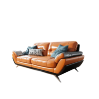 AI generated Sofa Png, Sofa 3D Png, Sofa With Transparent Background png