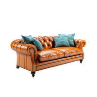 ai genererad soffa png, soffa 3d png, soffa med transparent bakgrund png