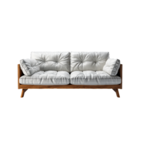 ai generiert Sofa png, Sofa 3d png, Sofa mit transparent Hintergrund png