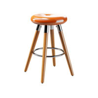 ai généré tabouret png, tabouret 3d png, tabouret avec transparent Contexte png