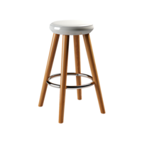 ai généré tabouret png, tabouret 3d png, tabouret avec transparent Contexte png