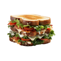 AI generated Sandwich, Sandwich Png, Sandwich With Transparent Background png