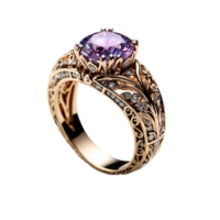 ai generado joyería anillo, joyería anillo png, joyería anillo con transparente antecedentes png