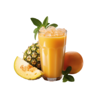 AI generated Juice, Juice Png, Fruit juice with transparent Background png
