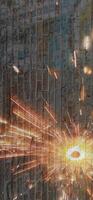 Abstract background pattern, presentation cover illustration, geometric texture with sparkles and fireworks close view photo