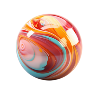 AI generated Round marble, Round Marble Png, Round Marble With Transparent Background png