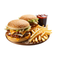 AI generated Fast Food, Fast Food Png