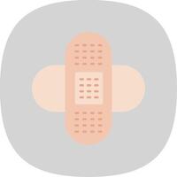 Bandages Flat Curve Icon vector