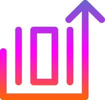 Deploy object Line Gradient Icon vector