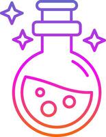 Potion Line Gradient Icon vector