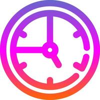 Time Line Gradient Icon vector