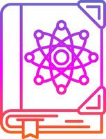 Sciene Line Gradient Icon vector