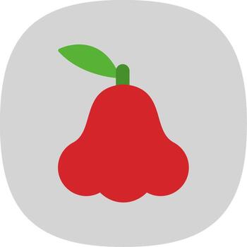 Java Apple Flat Curve Icon vector