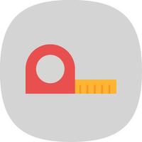 Tape Flat Curve Icon vector