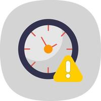 Timeline Flat Curve Icon vector