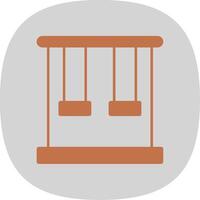 Trapeze Flat Curve Icon vector